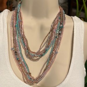 8 necklaces multicolored beaded 🧿📿🧿📿